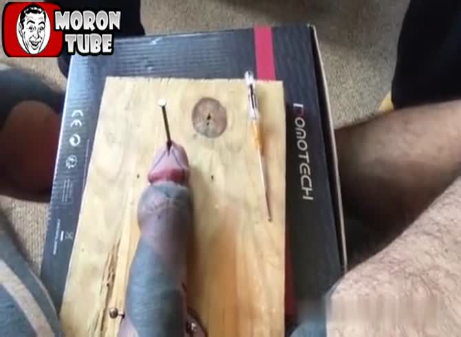 Video :A French man has his penis pierced and nails done